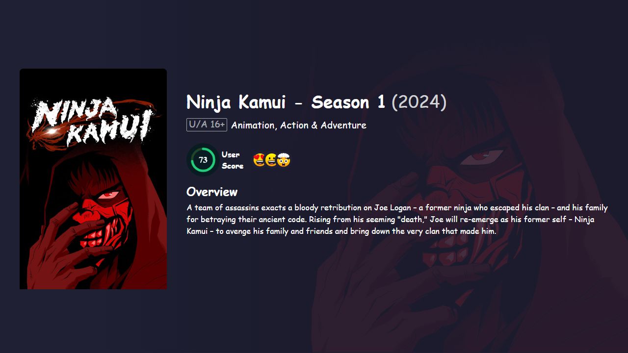 Ninja Kamui Season 1 English Dubbed