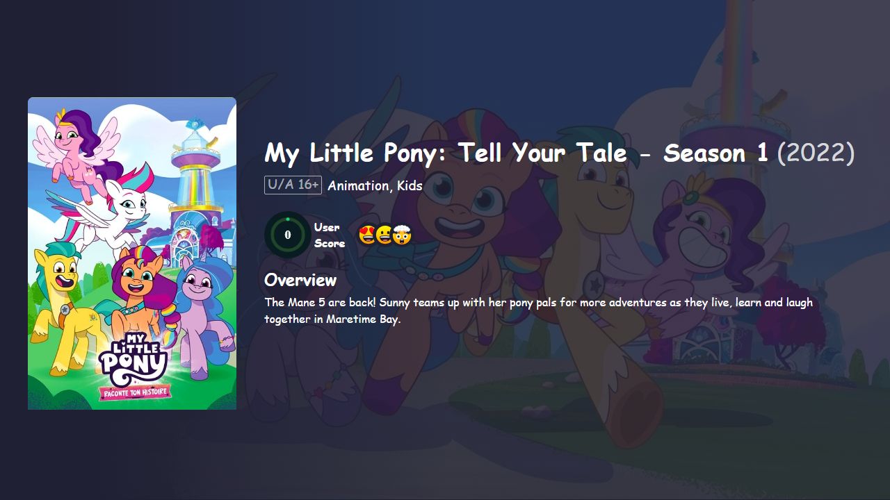 My Little Pony: Tell Your Tale Season 1 Hindi Dubbed