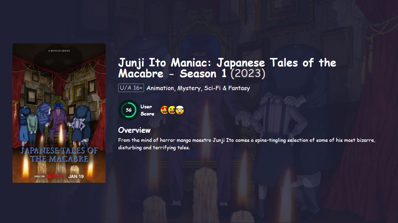 Junji Ito Maniac: Japanese Tales of the Macabre Season 1 Japanese Dubbed