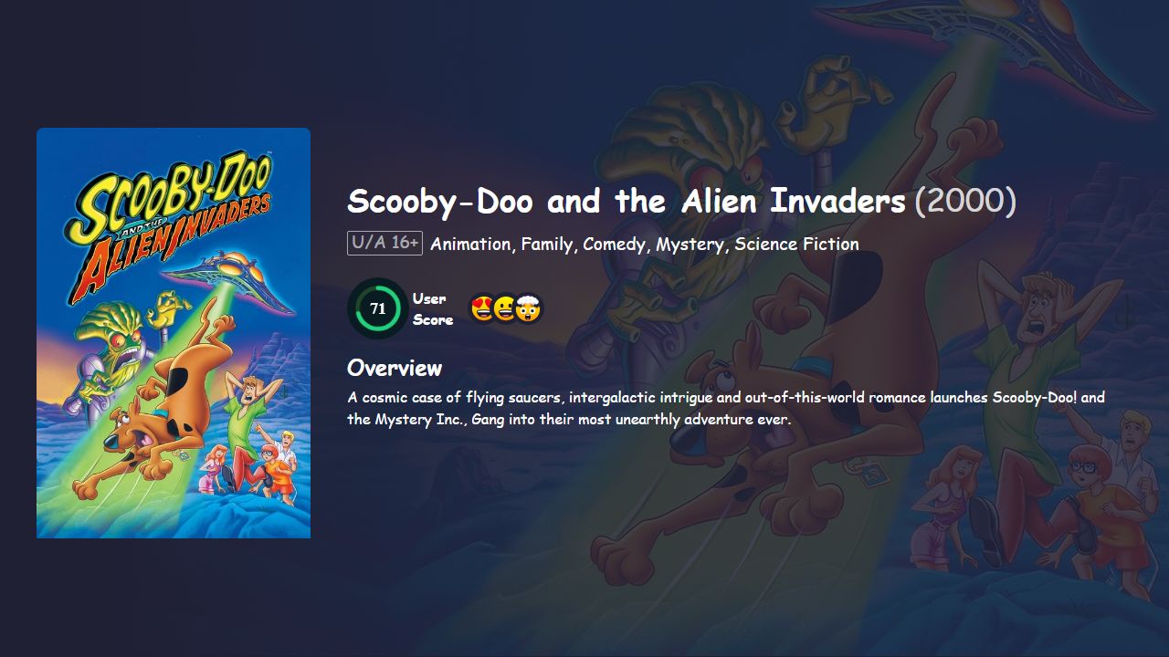 Scooby-Doo and the Alien Invaders (2000) English Dubbed