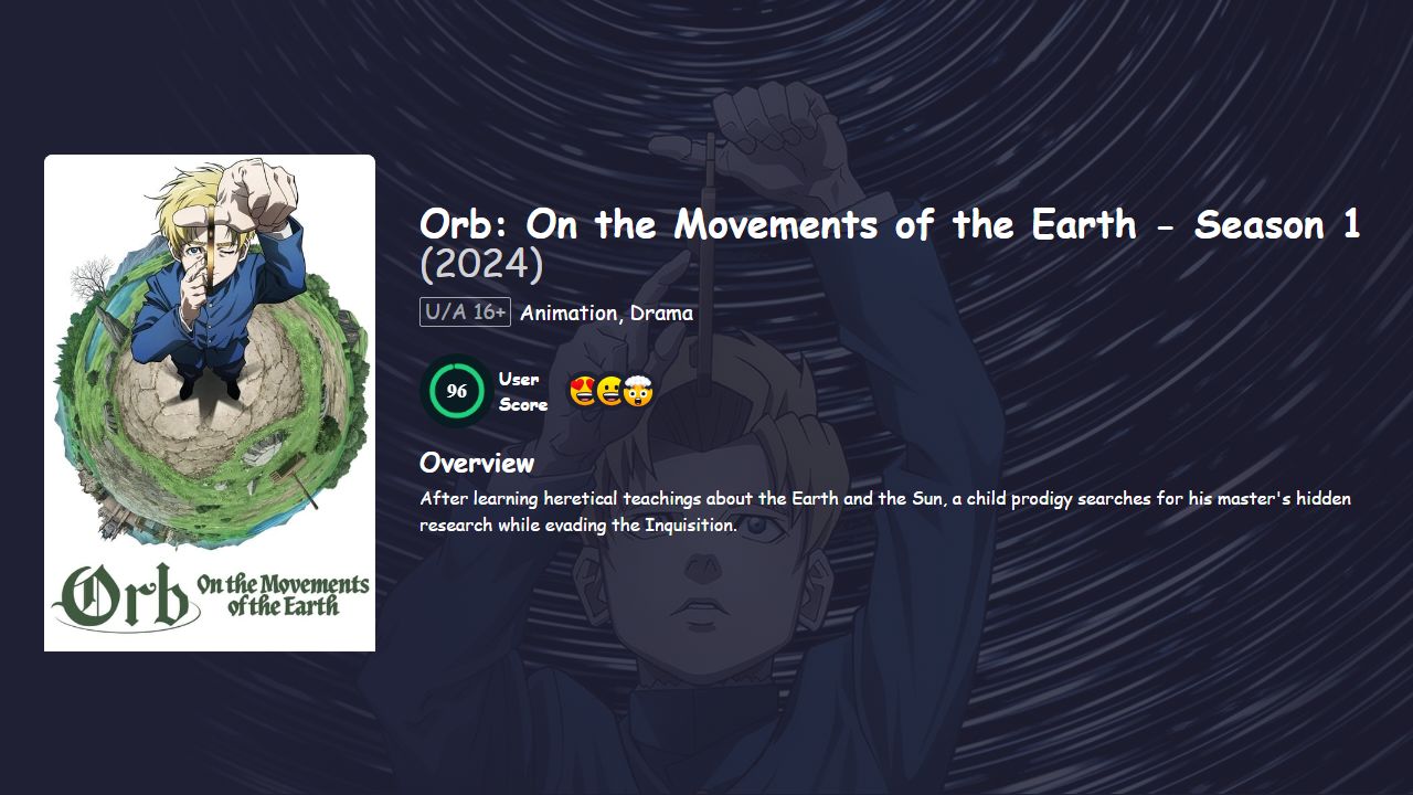 Orb: On the Movements of the Earth Season 1 Japanese Dubbed