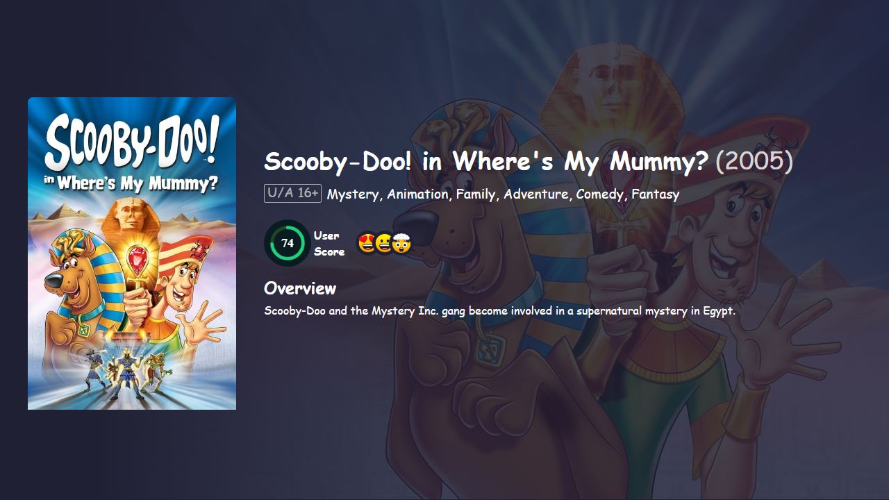 Scooby-Doo! in Where’s My Mummy? (2005) English Dubbed