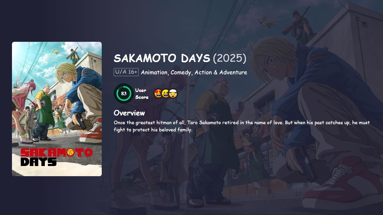 SAKAMOTO DAYS Season 2 Hindi Dubbed