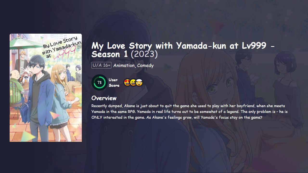 My Love Story with Yamada-kun at Lv999 Season 1 Hindi Dubbed