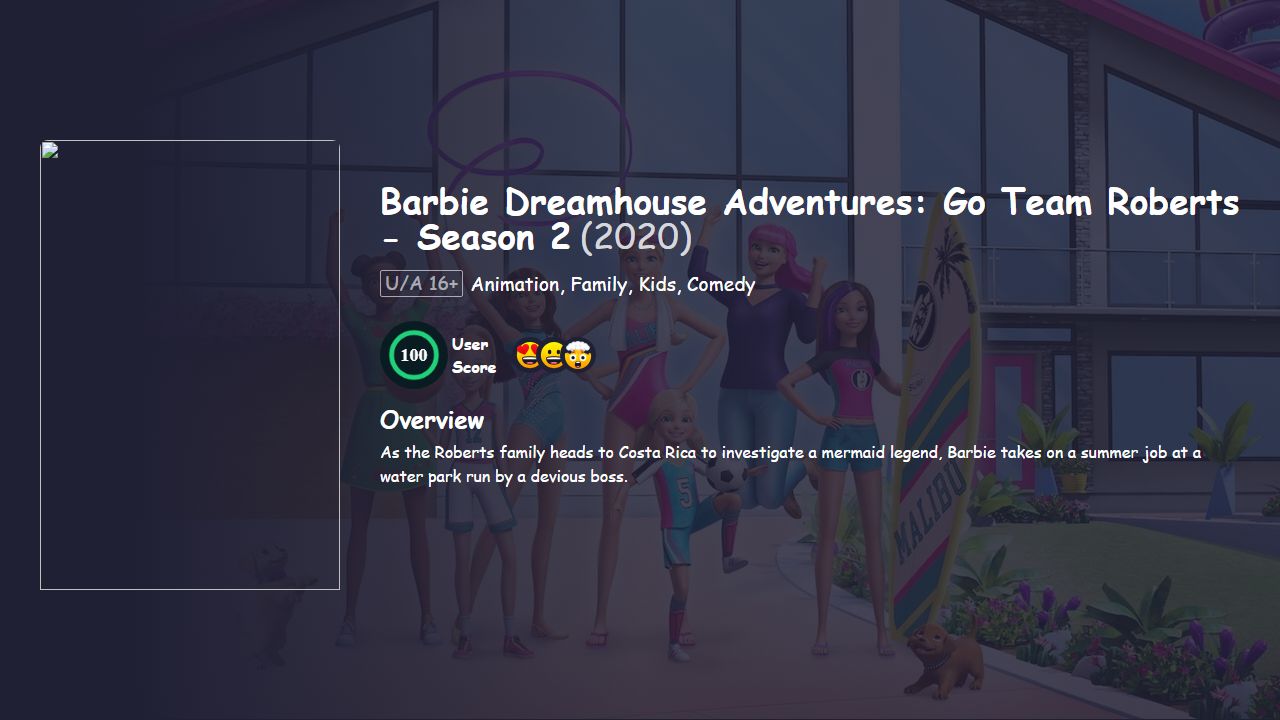 Barbie Dreamhouse Adventures: Go Team Roberts Season 2 Hindi Dubbed