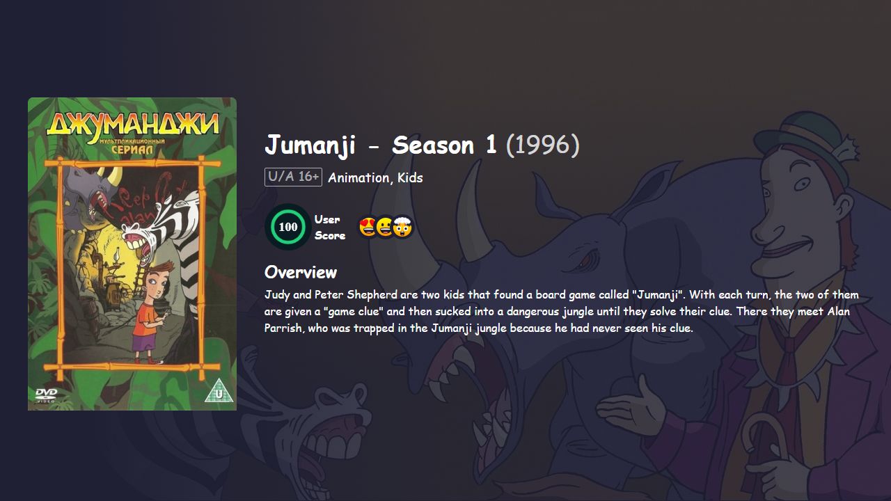 Jumanji Season 1 Hindi Dubbed