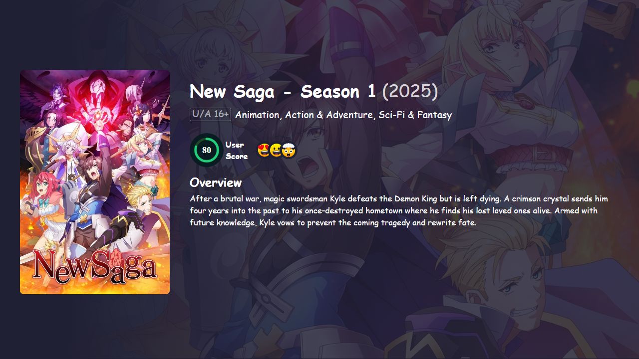 New Saga Season 1 Japanese Dubbed