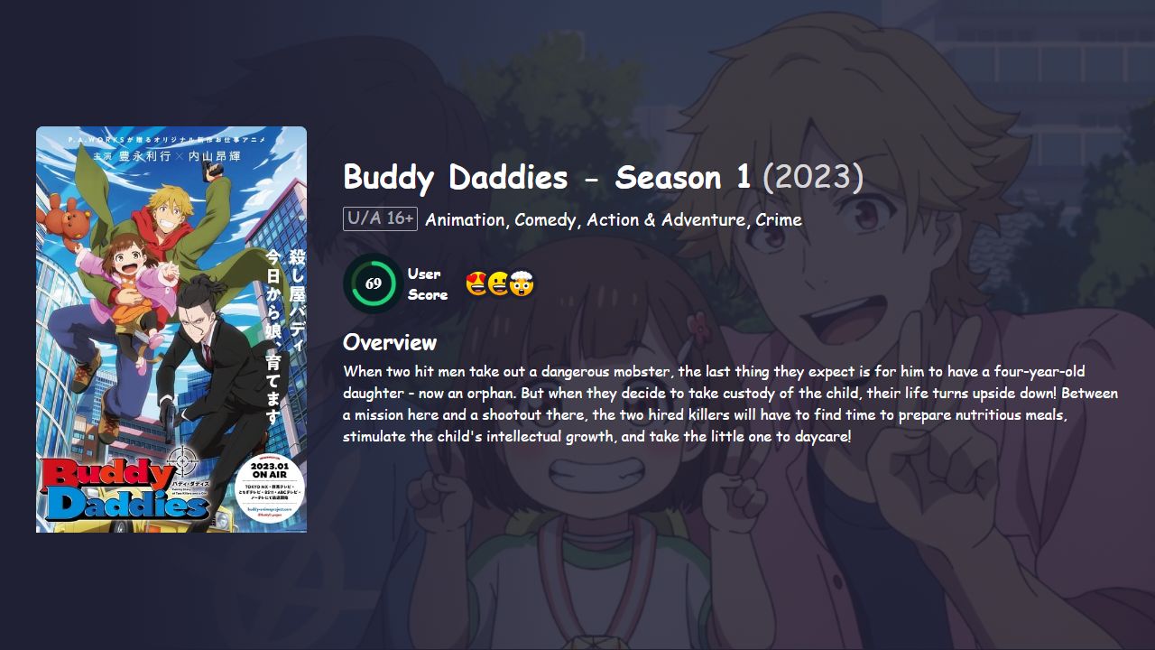 Buddy Daddies Season 1 Hindi Dubbed