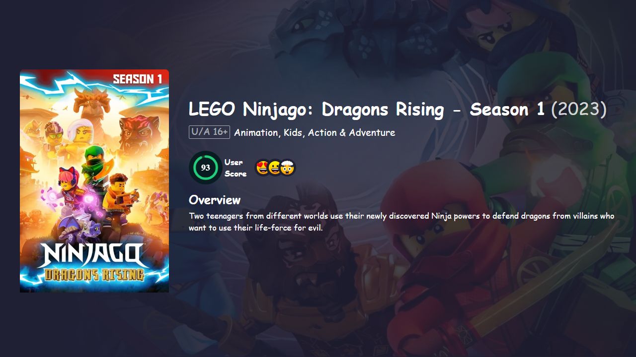 LEGO Ninjago: Dragons Rising Season 1 Hindi Dubbed