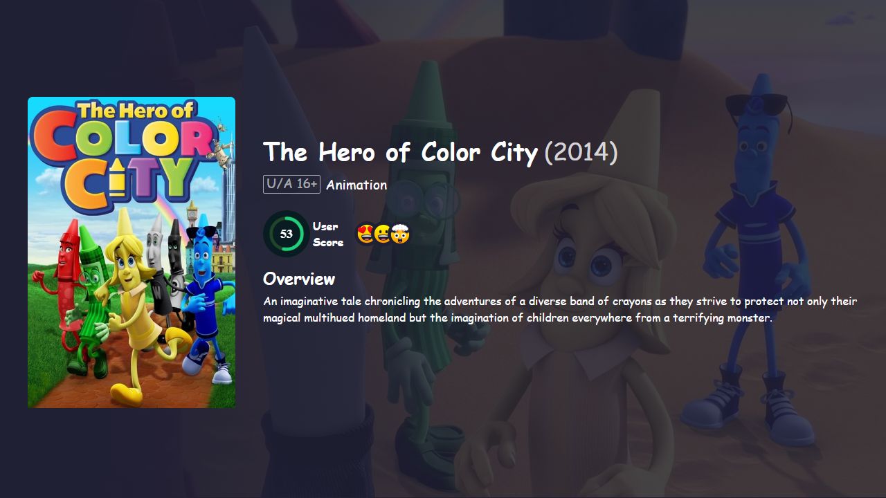 The Hero of Color City (2014) Hindi Dubbed