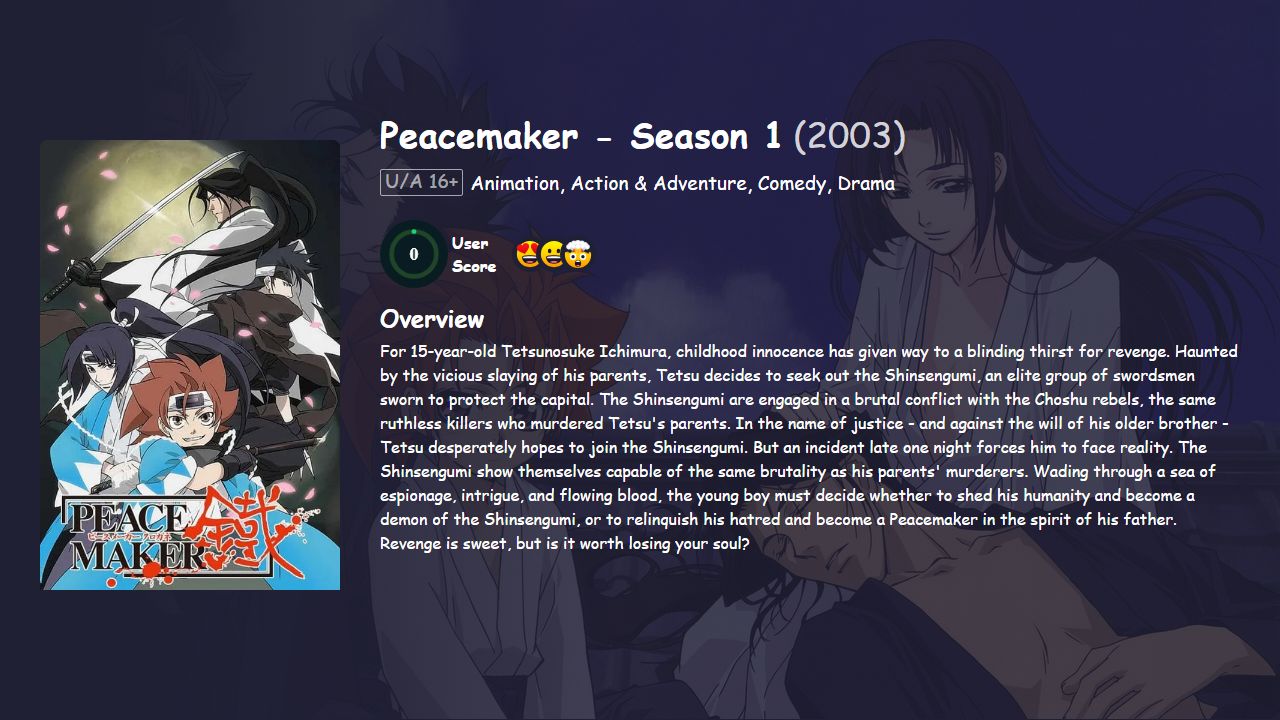 Peacemaker Season 1 Hindi Dubbed