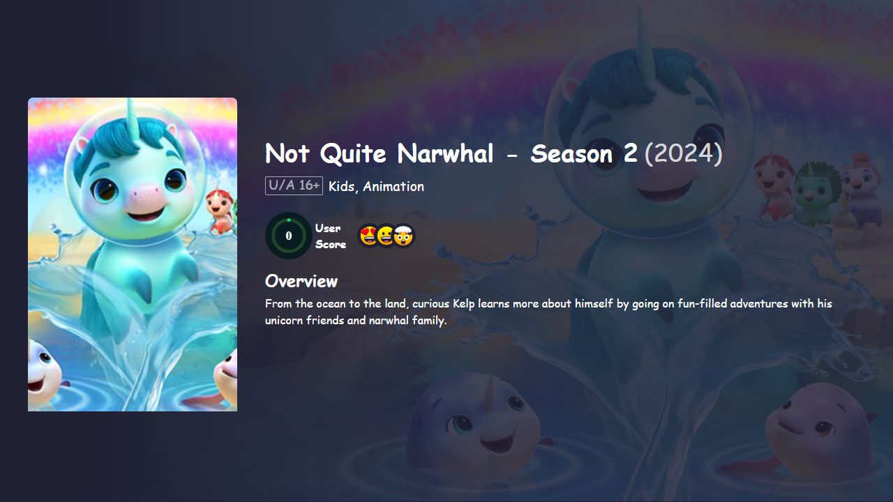 Not Quite Narwhal Season 2 Hindi Dubbed