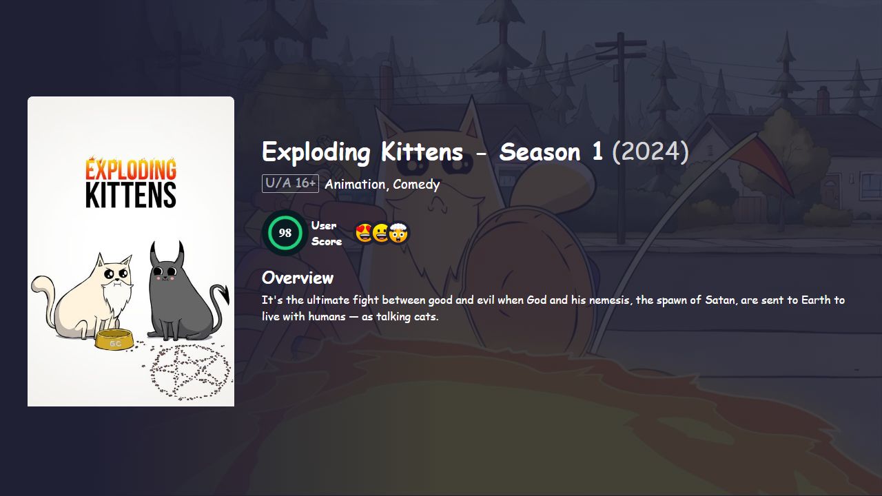 Exploding Kittens Season 1 Hindi Dubbed