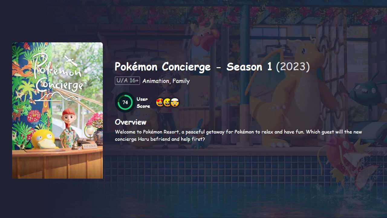 Pokémon Concierge Season 1 Hindi Dubbed