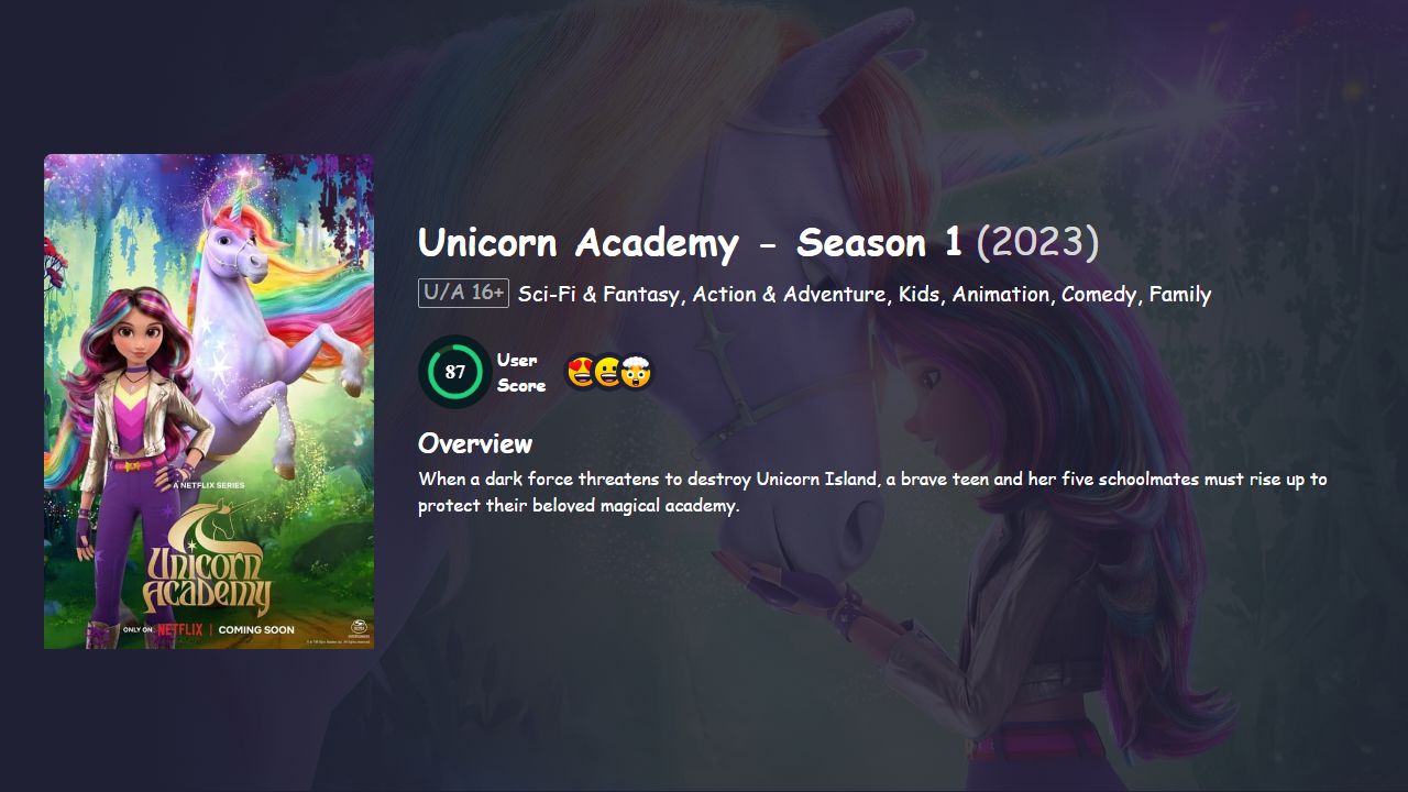 Unicorn Academy Season 1 Hindi Dubbed