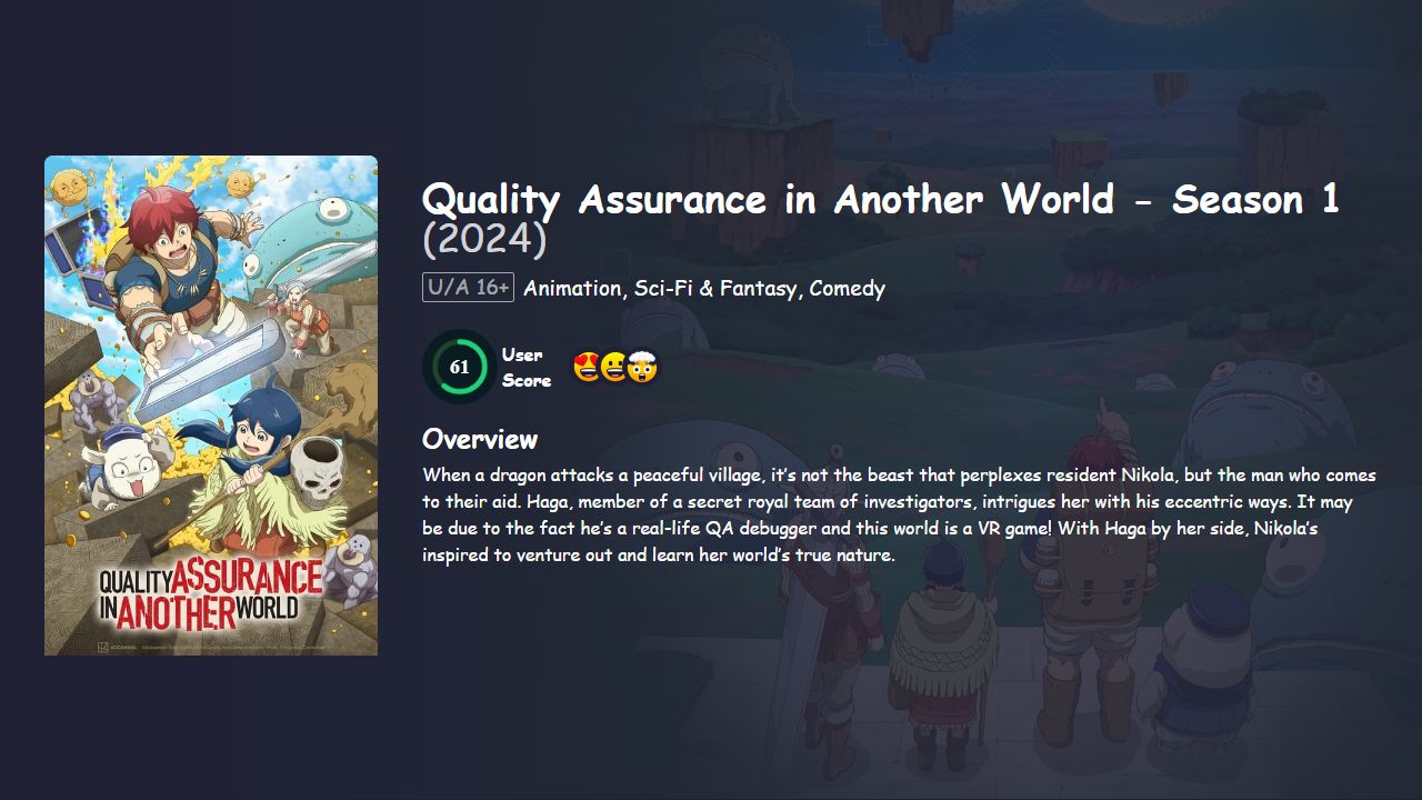 Quality Assurance in Another World Season 1 Hindi Dubbed