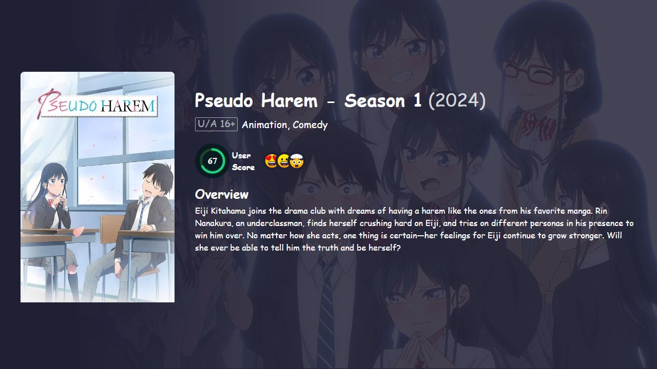 Pseudo Harem Season 1 Japanese Dubbed