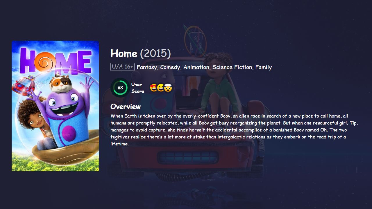 Home (2015) Hindi Dubbed