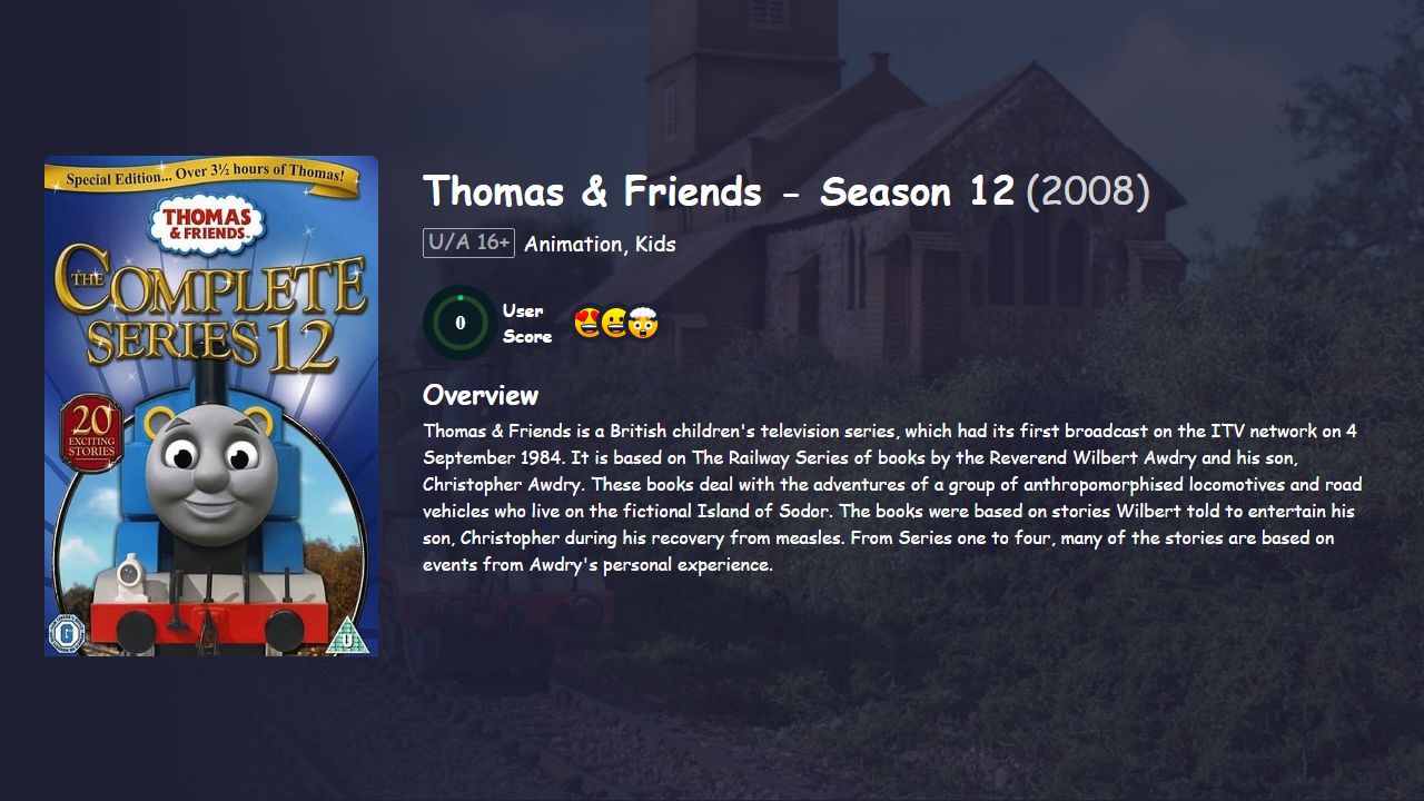 Thomas & Friends Season 12 Hindi Dubbed