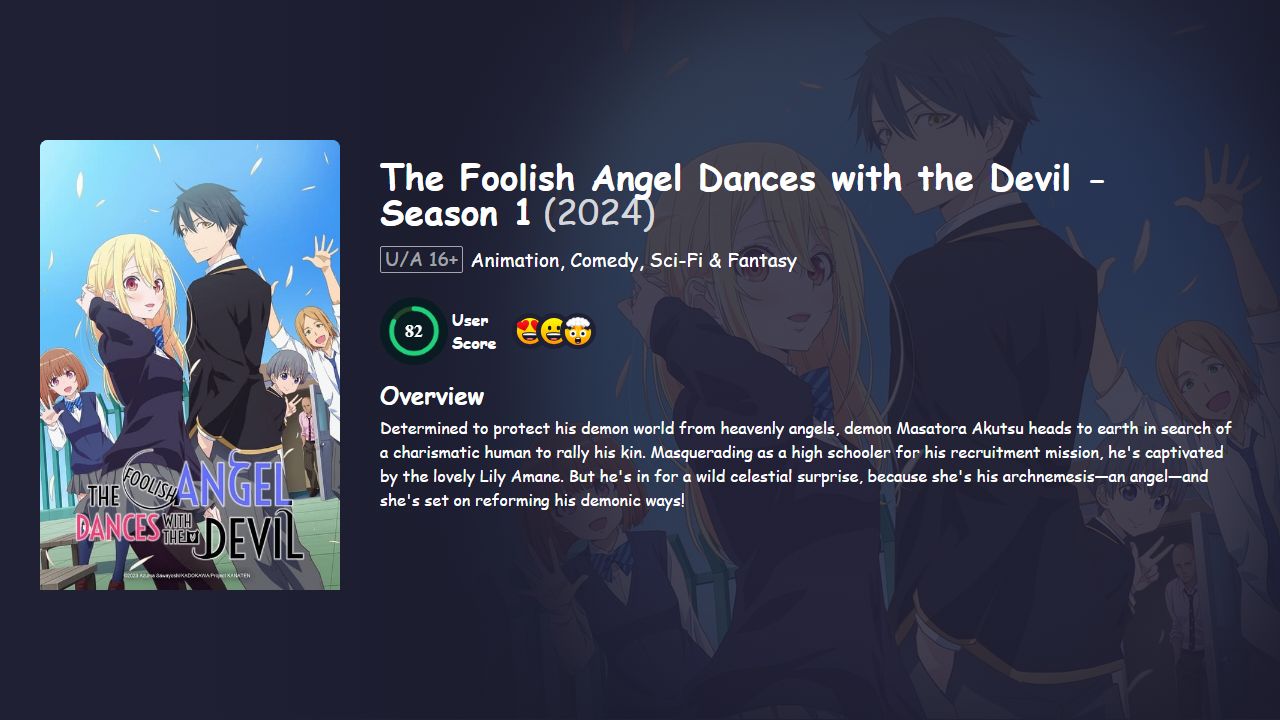 The Foolish Angel Dances with the Devil Season 1 Japanese Dubbed