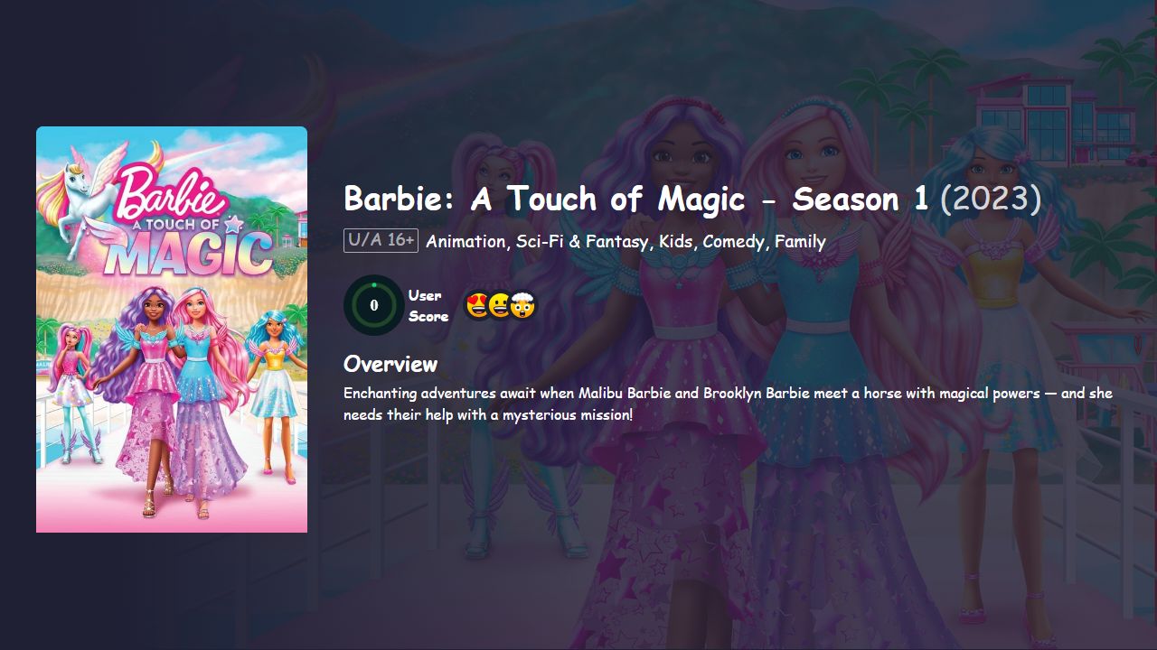 Barbie: A Touch of Magic Season 1 Hindi Dubbed