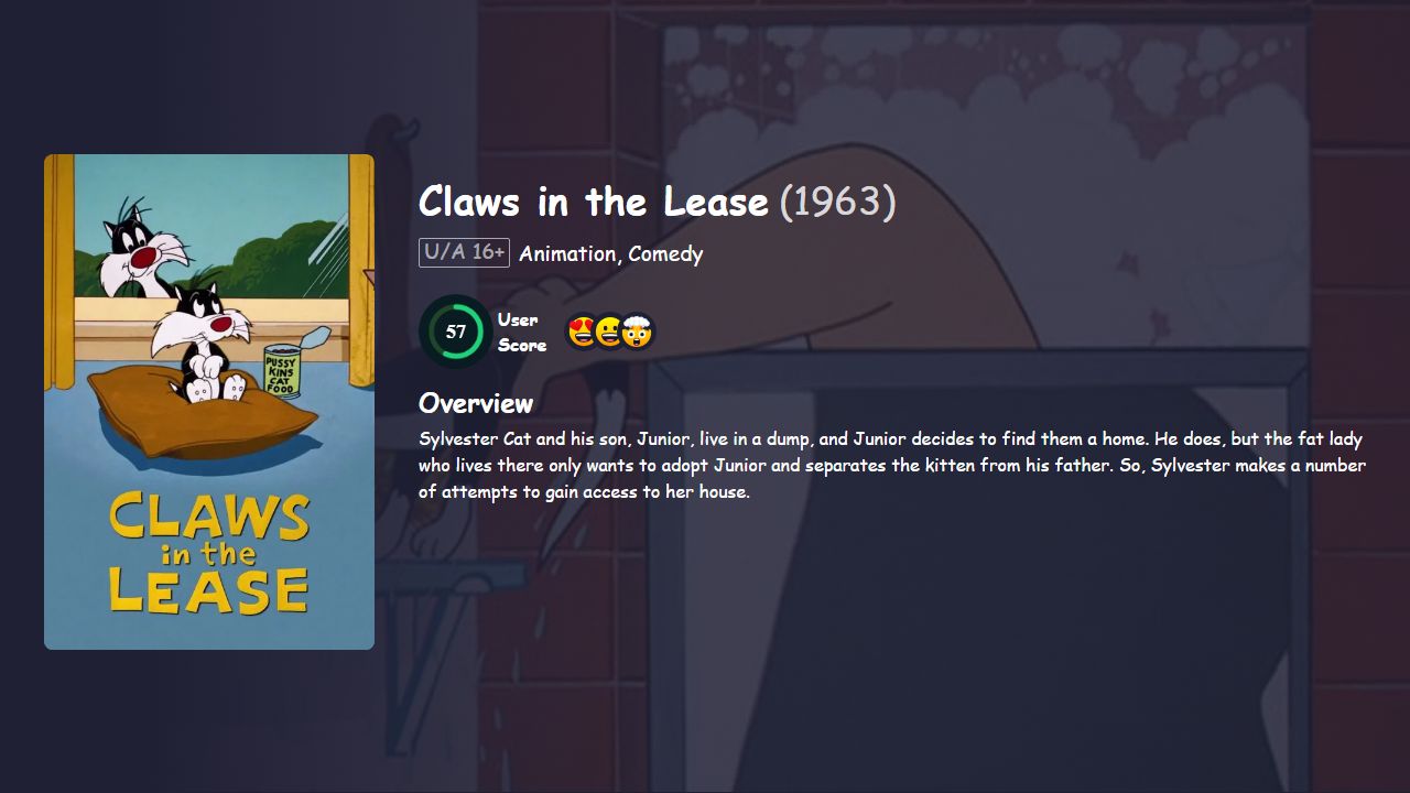 Claws in the Lease (1963) English Dubbed