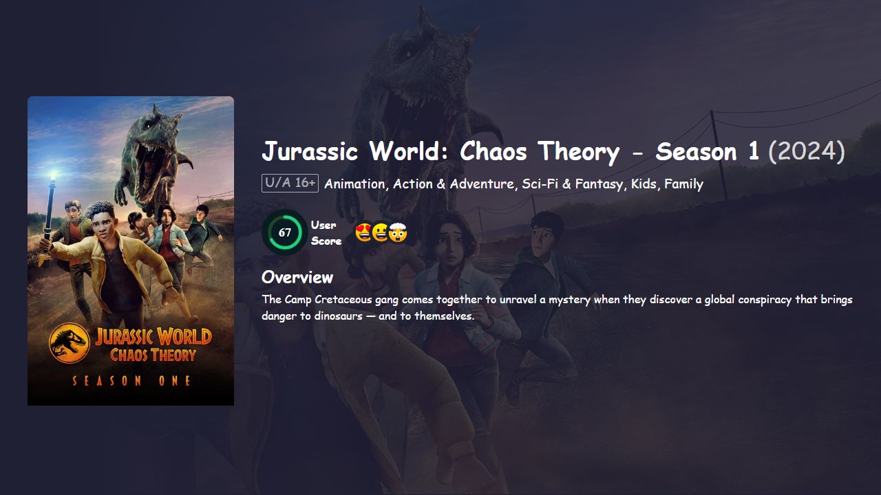 Jurassic World: Chaos Theory Season 1 Hindi Dubbed