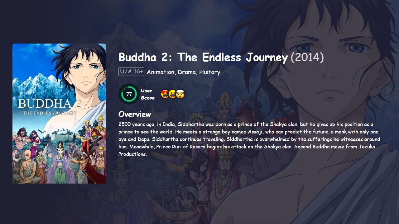 Buddha 2: The Endless Journey (2014) Hindi Dubbed