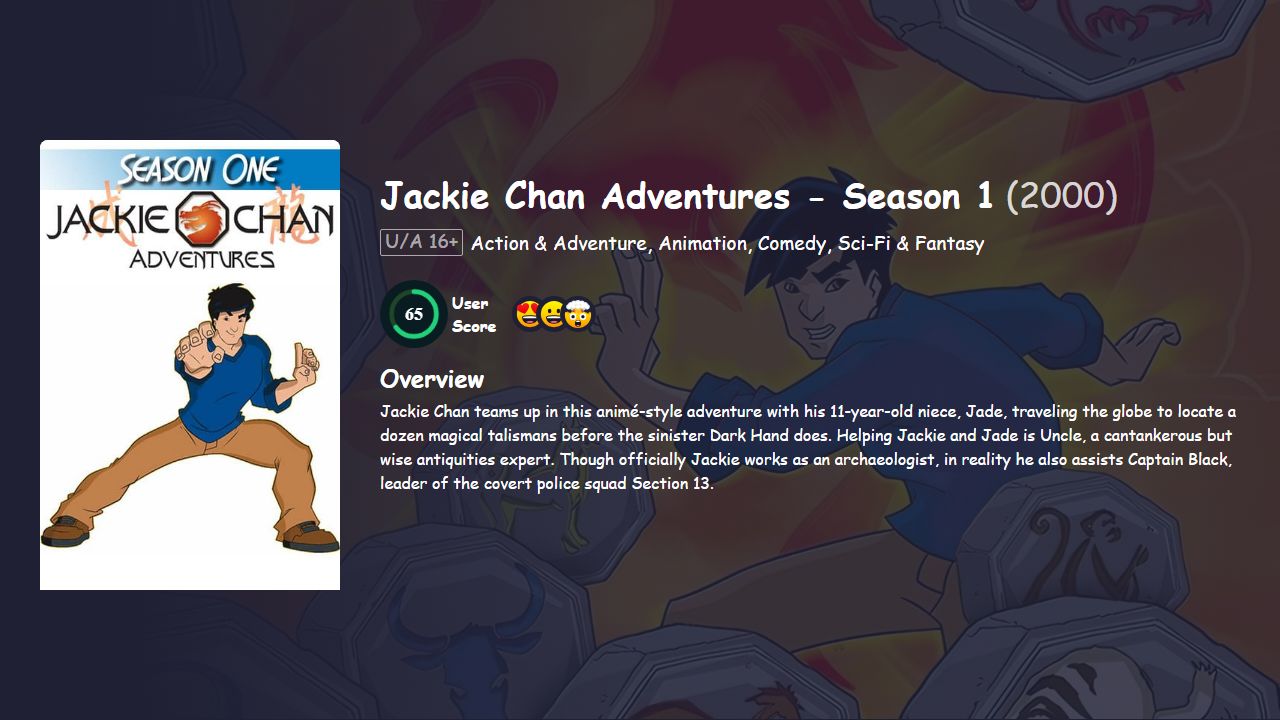 Jackie Chan Adventures Season 1 Hindi Dubbed