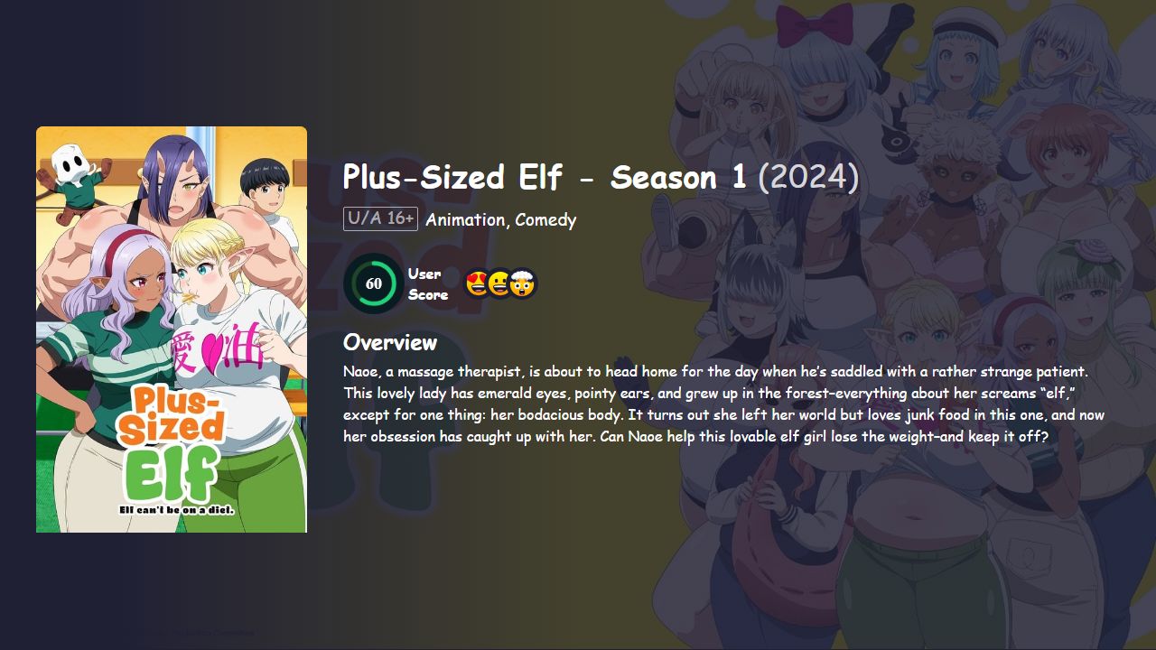 Plus-Sized Elf Season 1 Japanese Dubbed