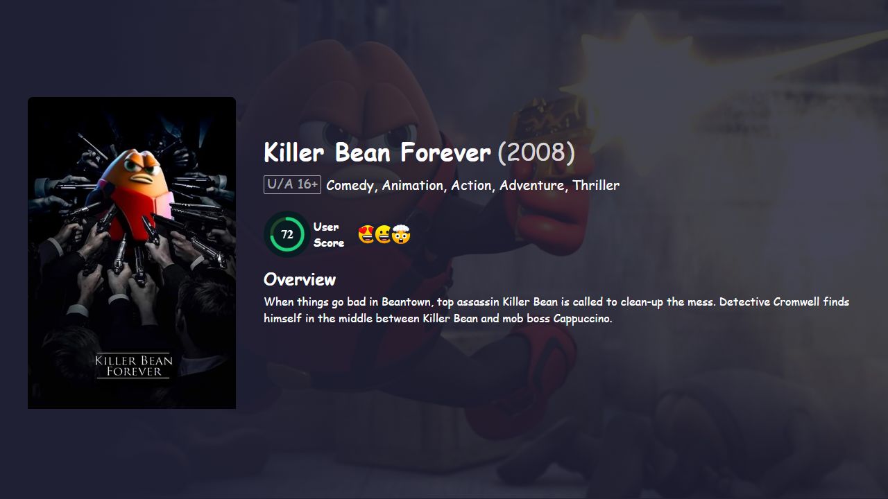 Killer Bean Forever (2008) Hindi Dubbed