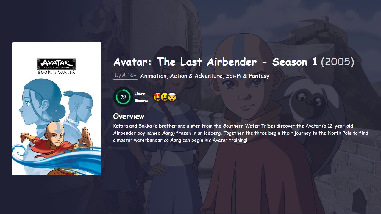 Avatar: The Last Airbender Season 1 Hindi Dubbed