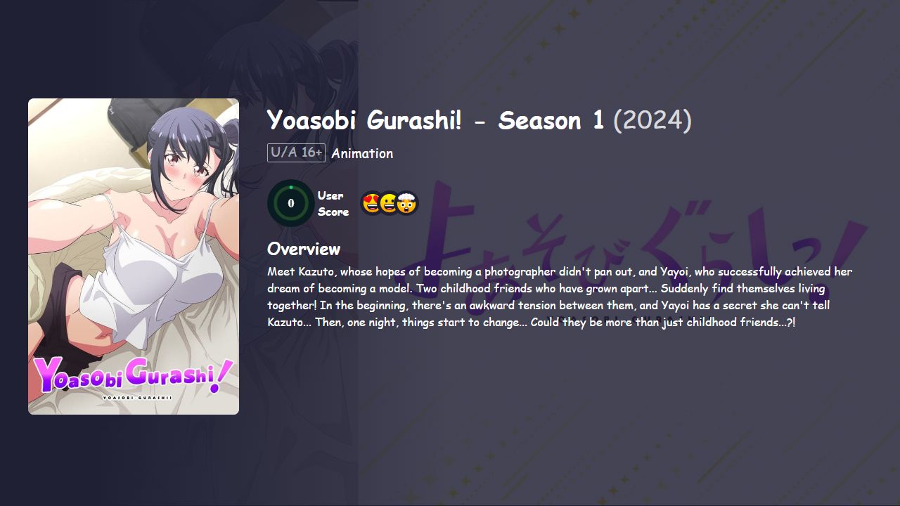 Yoasobi Gurashi! Season 1 Hindi Dubbed