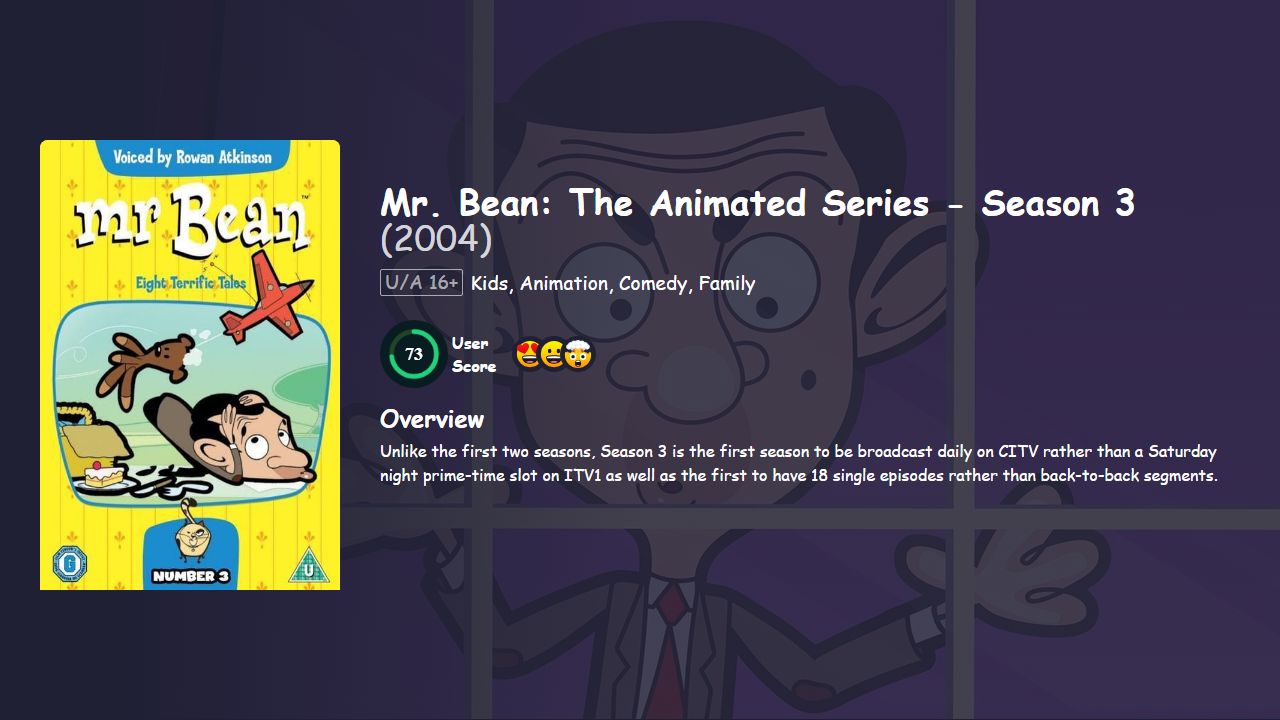 Mr. Bean: The Animated Series Season 3 English Dubbed