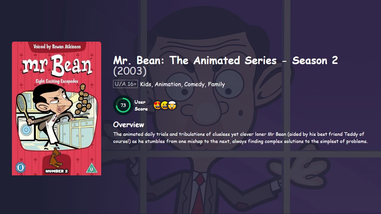 Mr. Bean: The Animated Series Season 2 English Dubbed