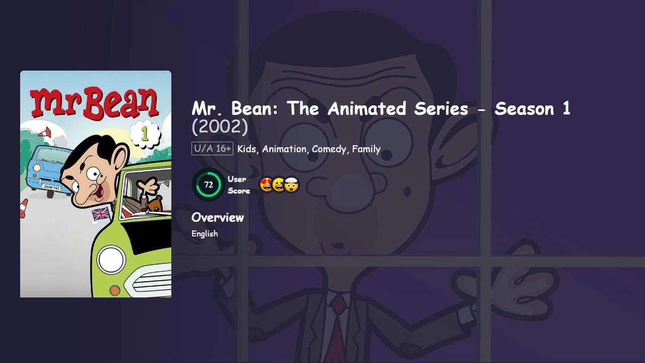 Mr. Bean: The Animated Series Season 1 English Dubbed