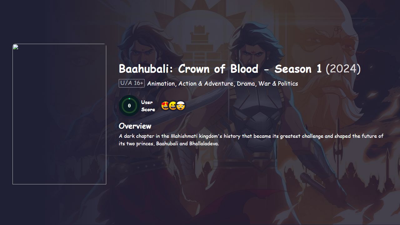 Baahubali: Crown of Blood Season 1 Hindi Dubbed