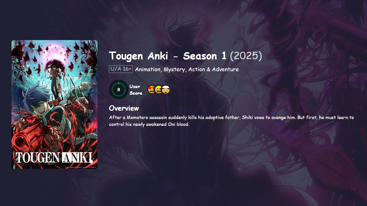 Tougen Anki Season 1 [Japanese] 480p, 720p & 1080p HD | 10bit HEVC ESub