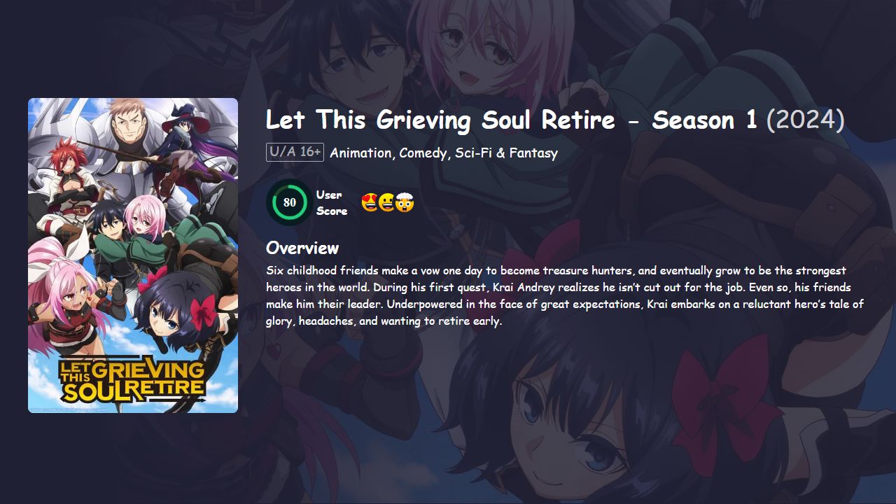 Let This Grieving Soul Retire Season 1 Hindi Dubbed