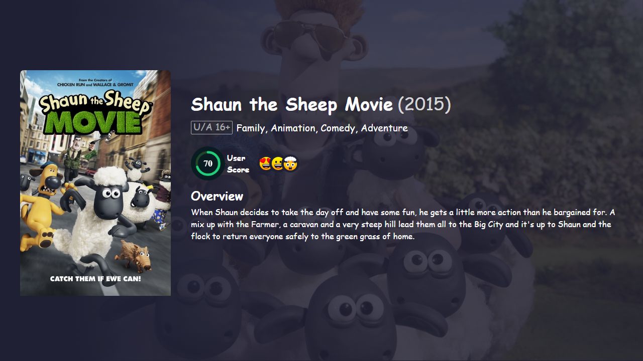 Shaun the Sheep Movie (2015) Hindi Dubbed