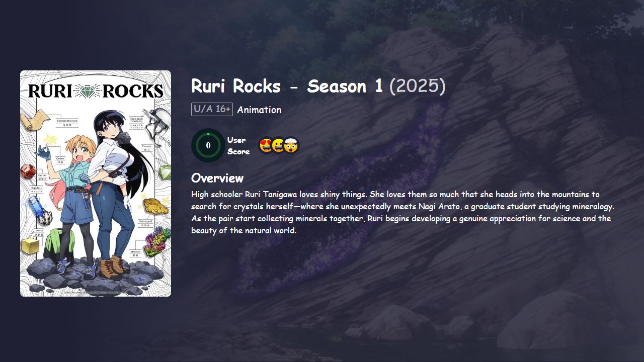 Ruri Rocks Season 1 [Japanese] 480p, 720p & 1080p HD | 10bit HEVC ESub
