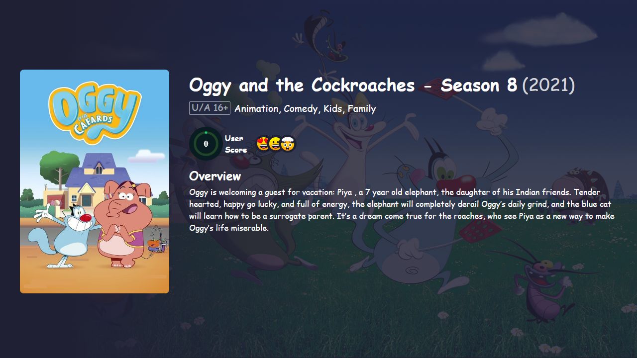 Oggy and the Cockroaches: Next Generation Season 1 Hindi Dubbed