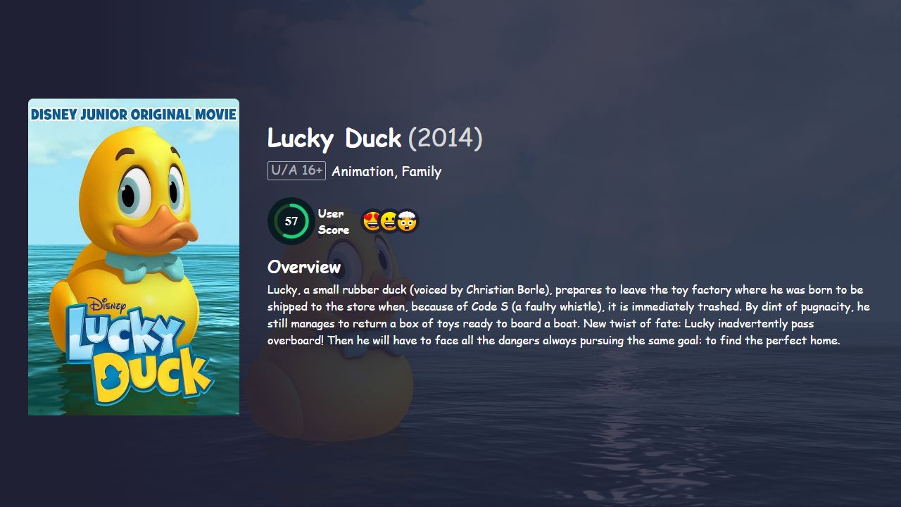 Lucky Duck (2014) Hindi dubbed Dubbed