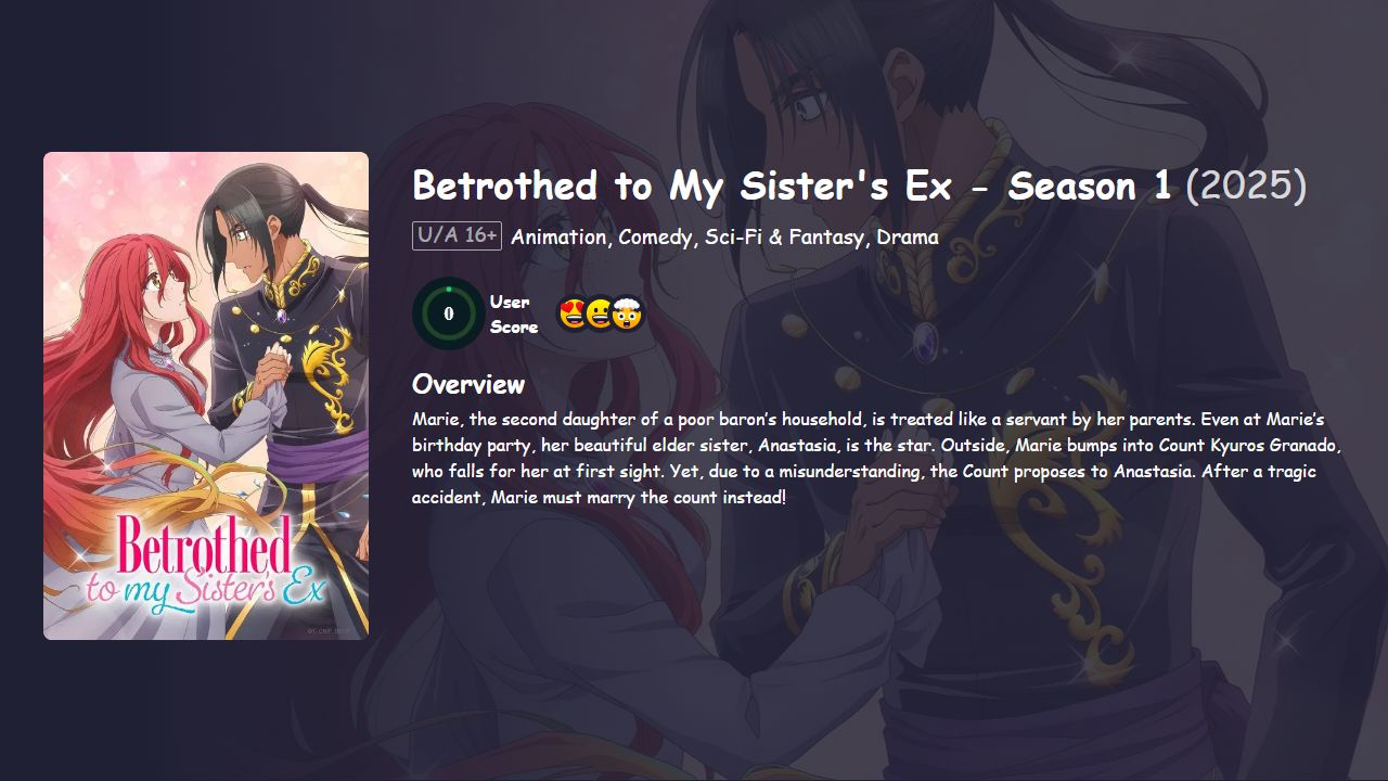 Betrothed to My Sister’s Ex Season 1 [Japanese] 480p, 720p & 1080p HD | 10bit HEVC ESub