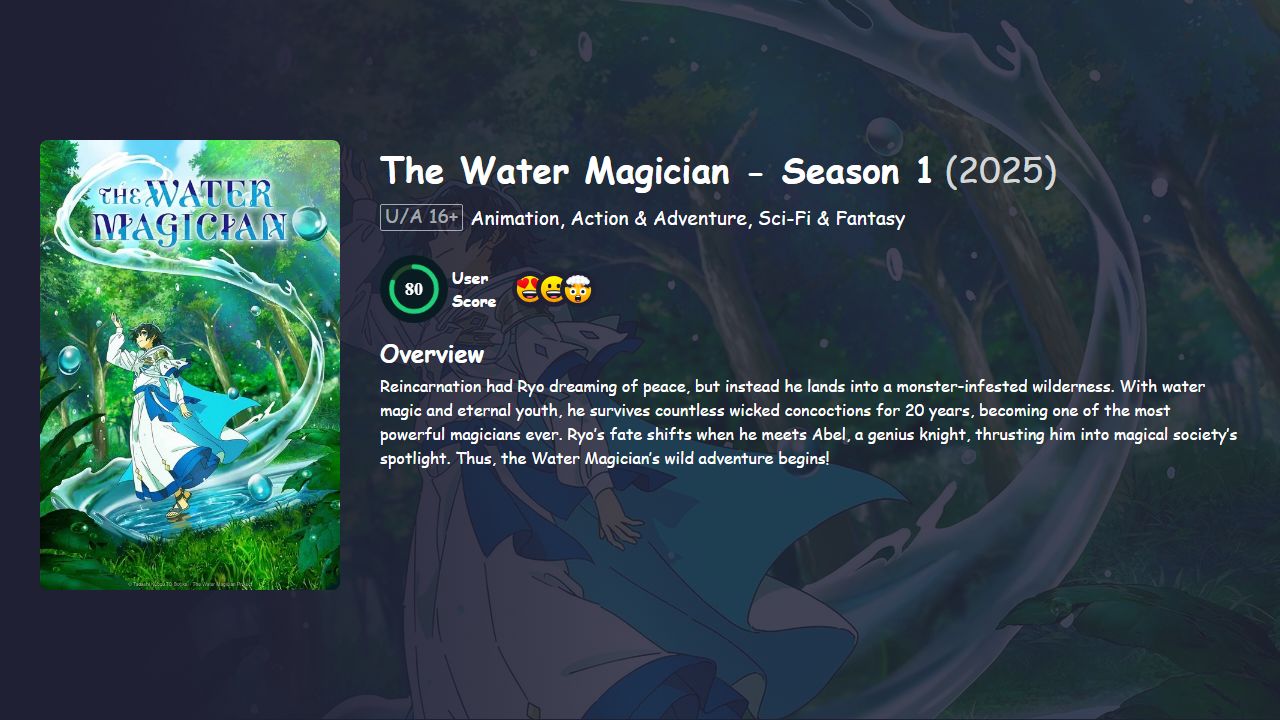 The Water Magician Season 1 Japanese Dubbed
