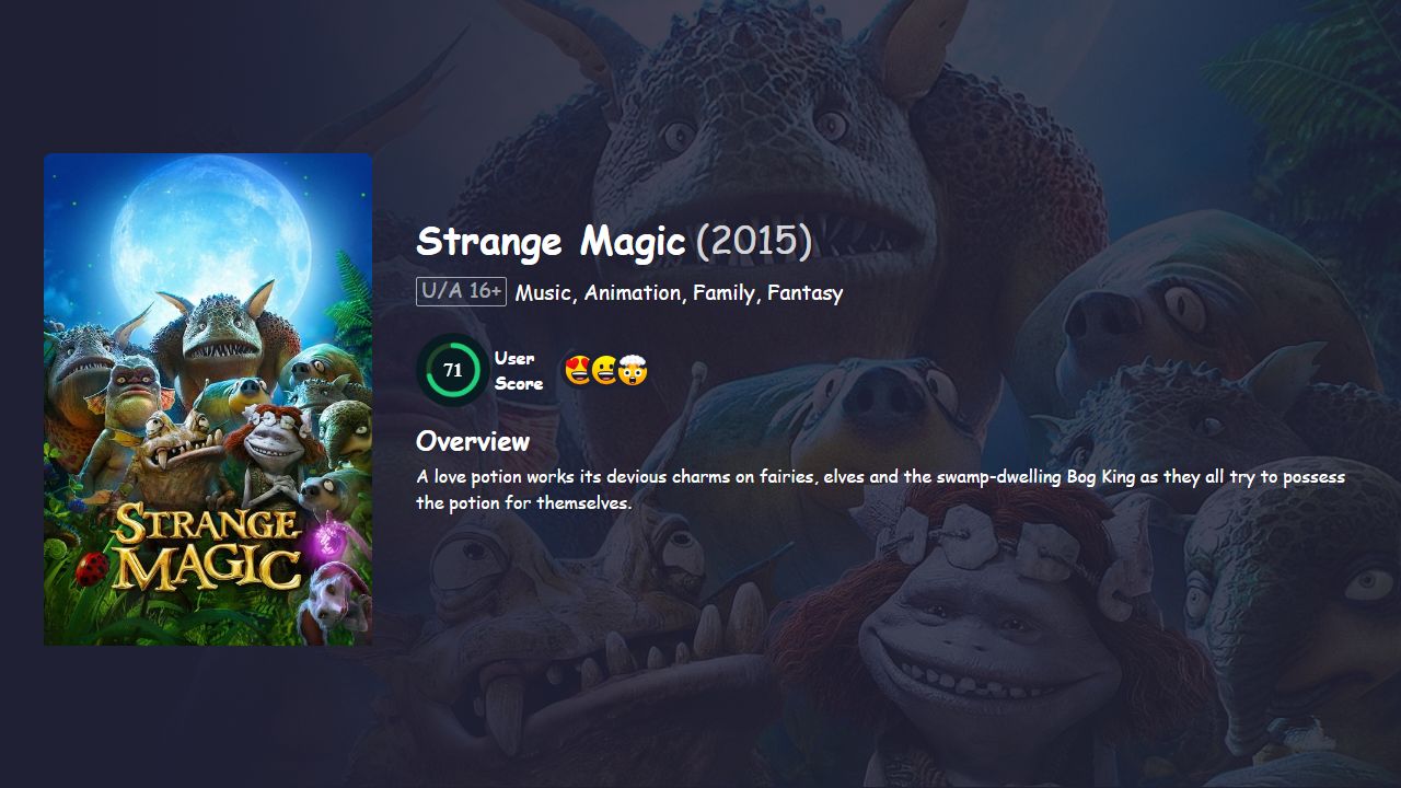 Strange Magic (2015) English Dubbed