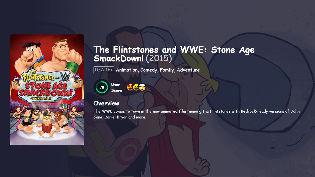 The Flintstones and WWE: Stone Age SmackDown! (2015) Hindi Dubbed