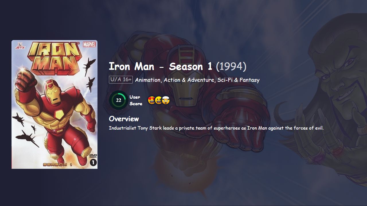 Iron Man Season 1 Hindi Dubbed