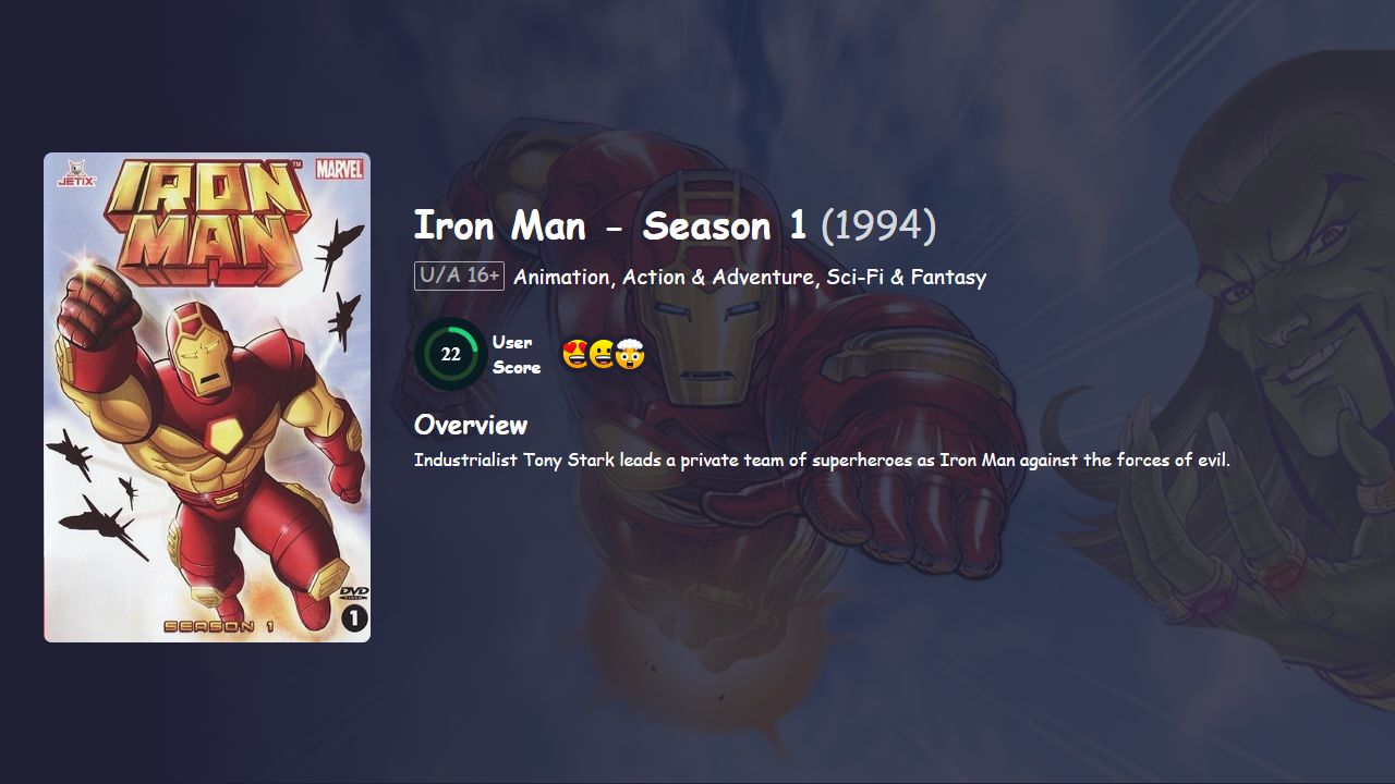 Iron Man Season 1 Hindi Dubbed