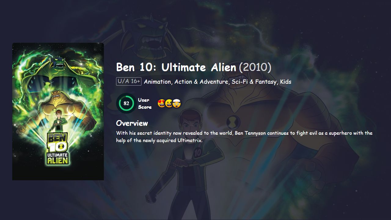 Ben 10: Ultimate Alien Season 3 Hindi Dubbed